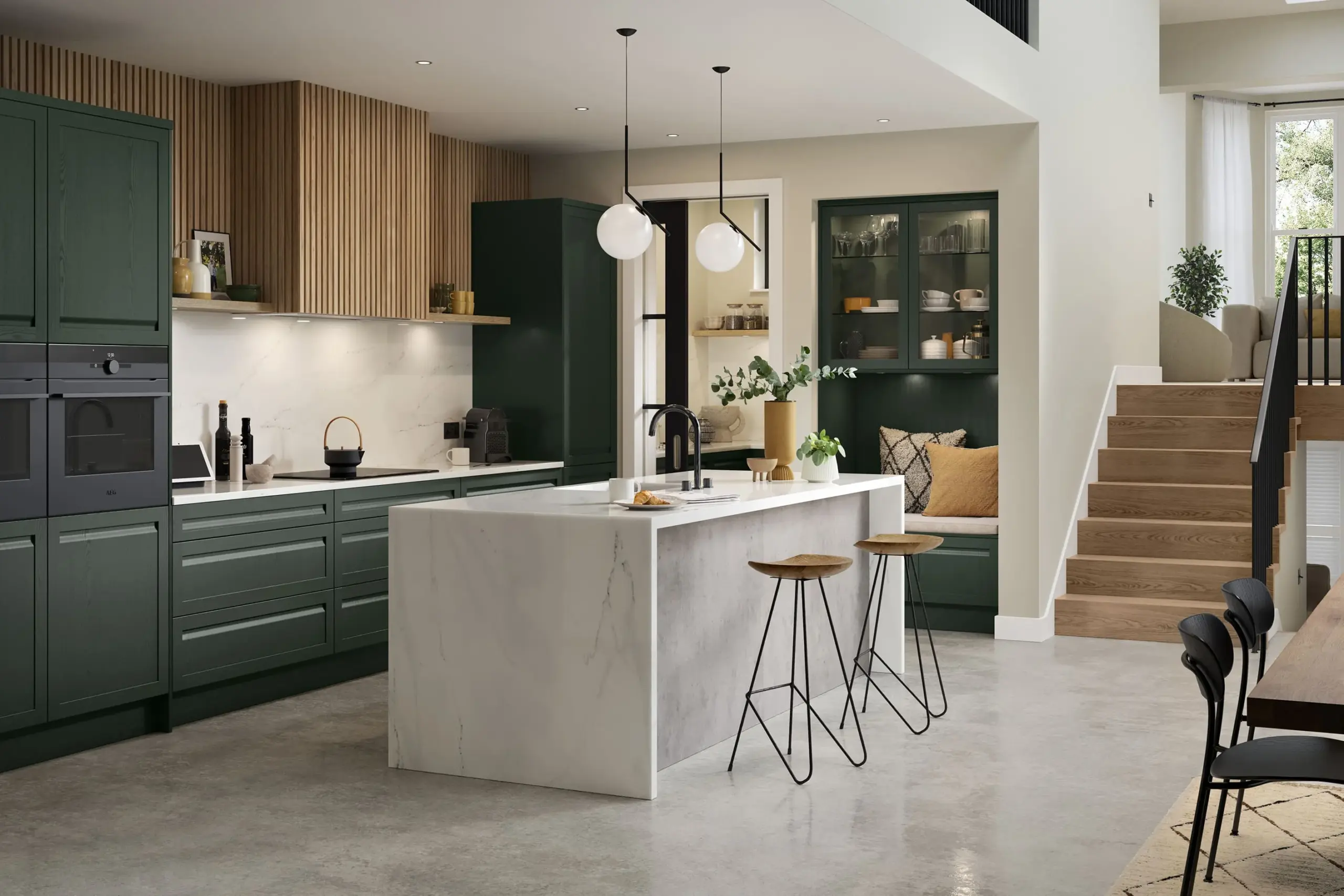 harborne-heritage-green-modern-contemporary-kitchen-uform